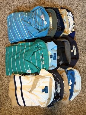 Vintage Wholesale Polo Shirt Lot 25 PCS 90s & Earlier Reseller Bundle L/Medium
